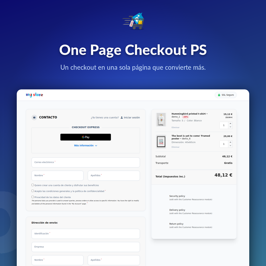 One Page Checkout PS