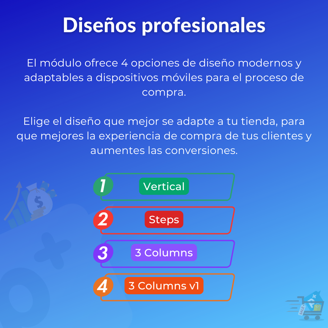 5 diseños profesionales incluidos