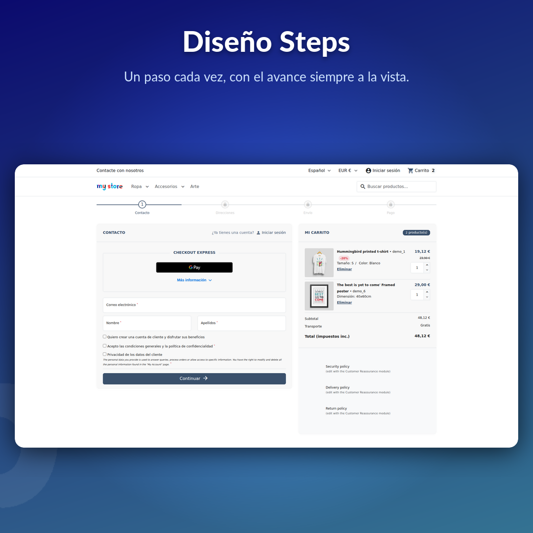 Diseño Steps