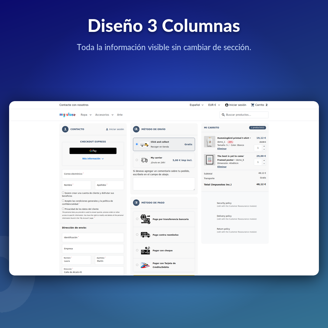 Diseño 3 Columnas