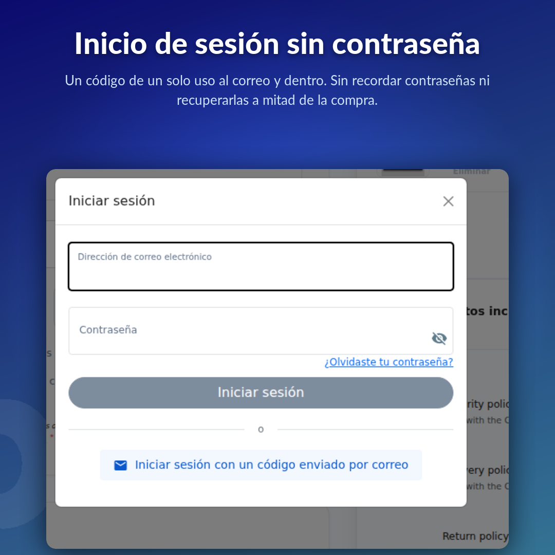 Inicio de sesión sin contraseña